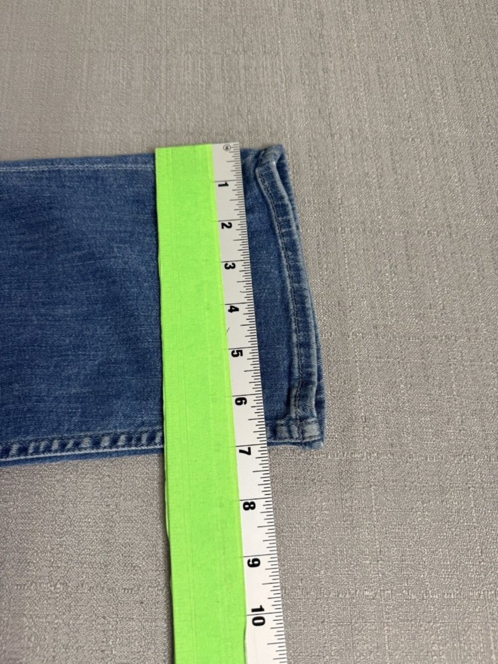 Mother The Mid Rise Rider Ankle Jeans In Wish On A Star Straight Crop Size 29 - Picture 11 of 16